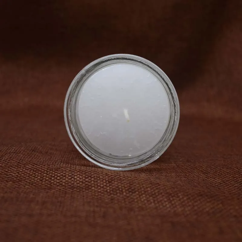 Custom Assorted White Glass 7 Day Religious Candles for Catholic Prayer