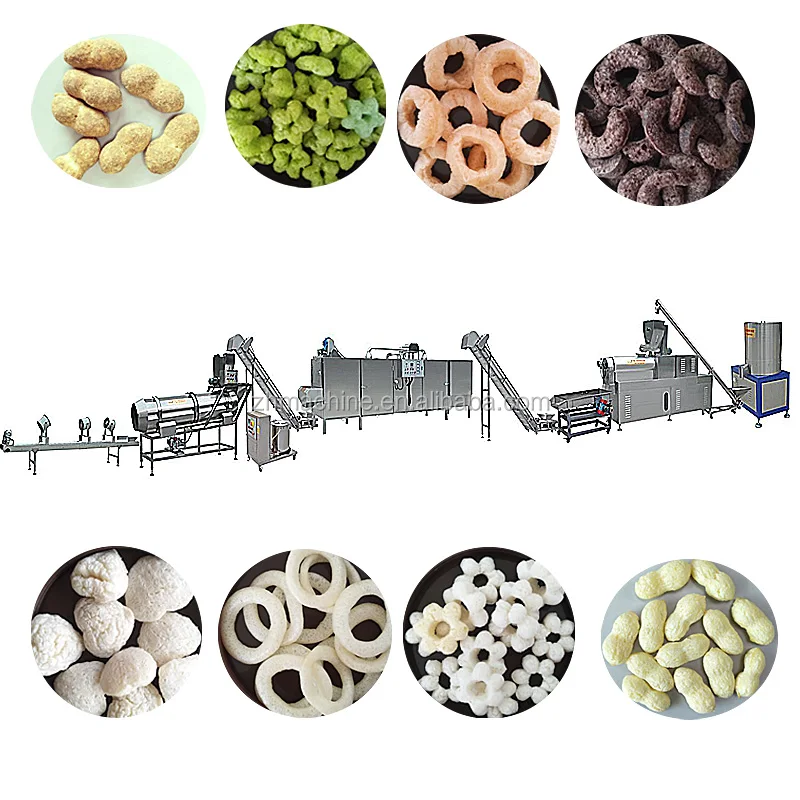 Automatic High Quality Cheese Ball cheetos Puffs Other Snack Machines with Ce Certification
