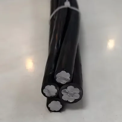 SIP/ABC cable overhead type bundled cable pvc/pe/xple sheath fixed laying or lead wire low voltage cable distribution