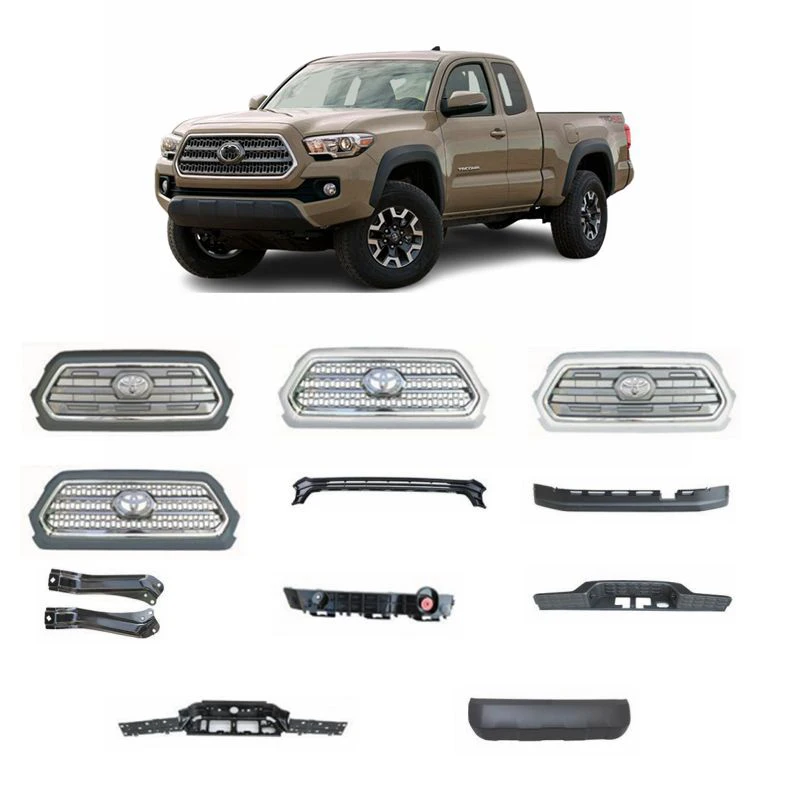 2016-2020 for TOYOTA Tacoma replacement auto parts car bumpers lower grille front body kits usa car light cover bracket