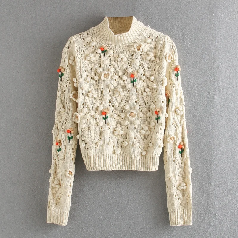 flower sweater design