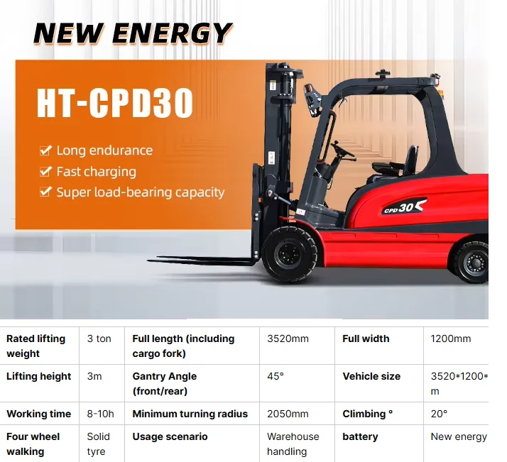 Best Price Lifting Height 3m Small Electric Forklift 1-5 Ton Mini Forklift With Durable Lithium Battery for Warehouse Use manufacture