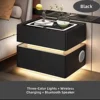 Black_Wireless Charge + LED+Bluetooth Speaker