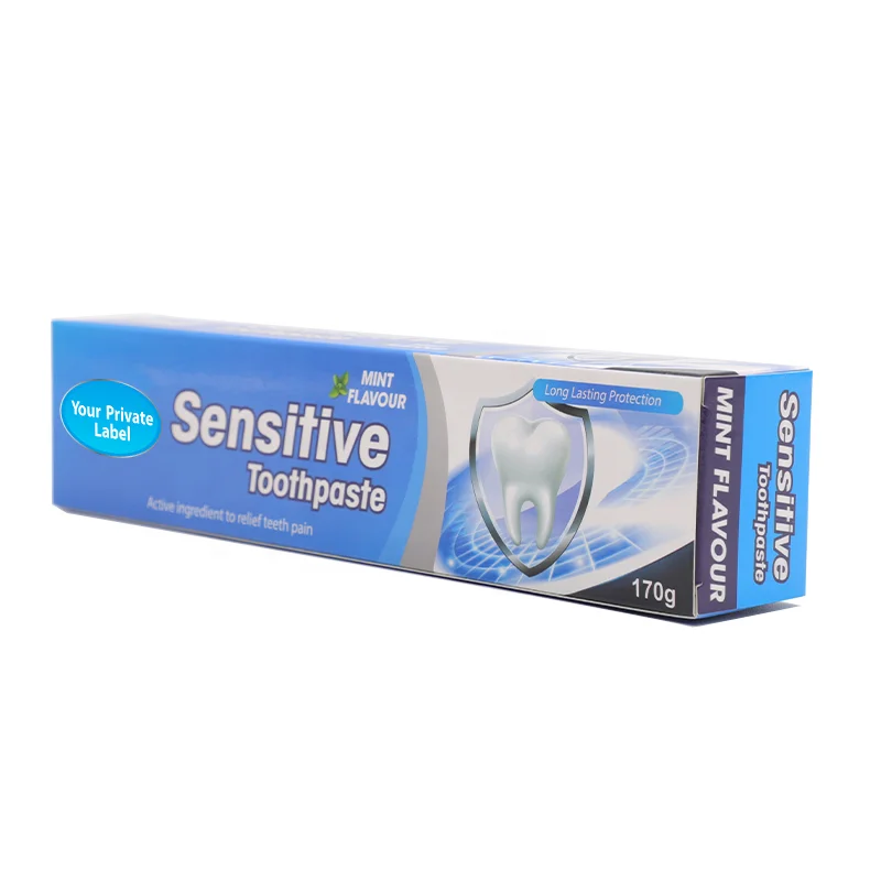 Customized Design Free with for Adult Toothpaste Formulated to Sensitive Teeth