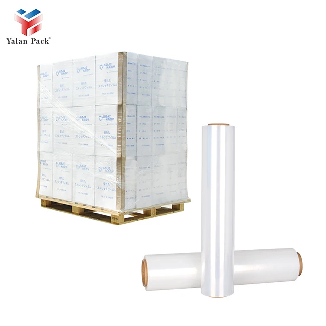 Free Sample Packaging Clear Strech Film Roll 23 Micron