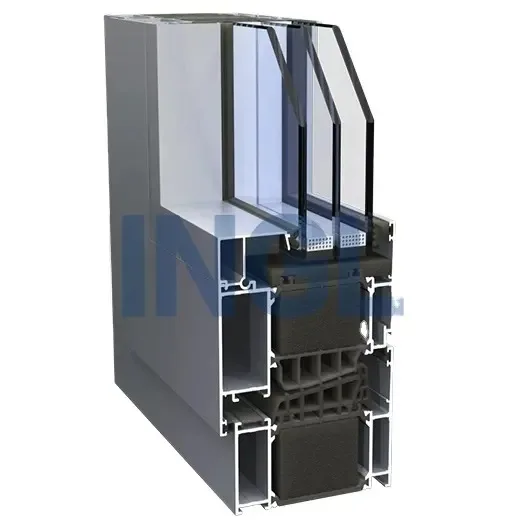 European standard thermal break aluminium triple pane windows triple glazed windows