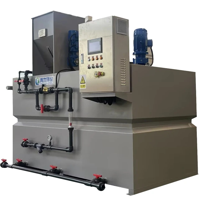 High quality PAM PAC Machine Polymer Preparation Unit Dosing Mixing Flocculation System Sludge Dewatering Machine