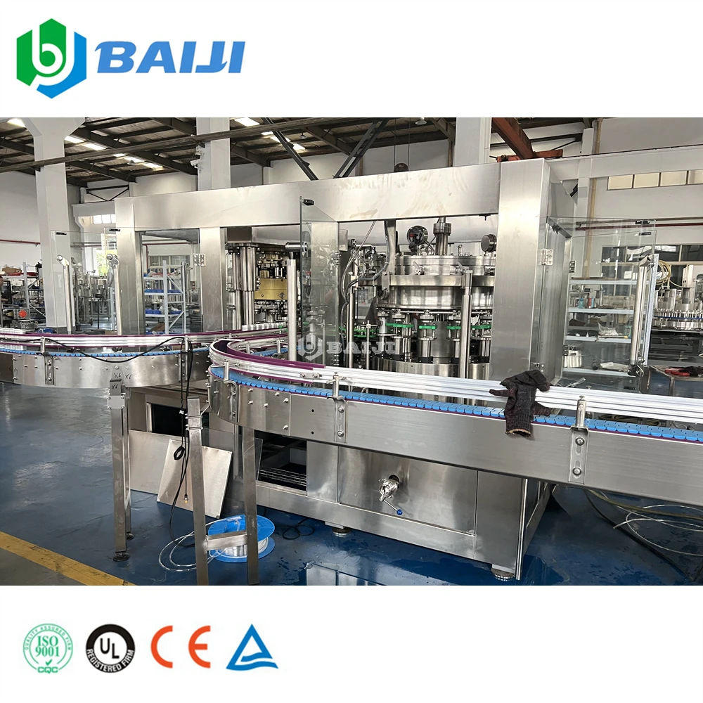Wholeline Automatic 330ml Pop Can Carbonated Beverage Soft Drink Filling Machine