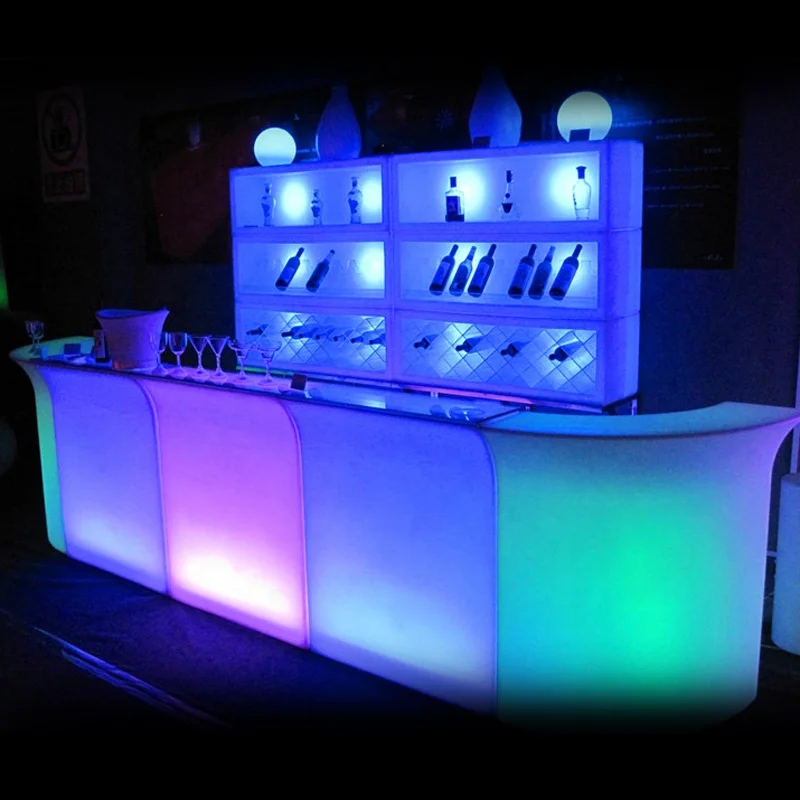 Rgb Led Furniture Outdoor Bar Counter Light Up Restaurant Led