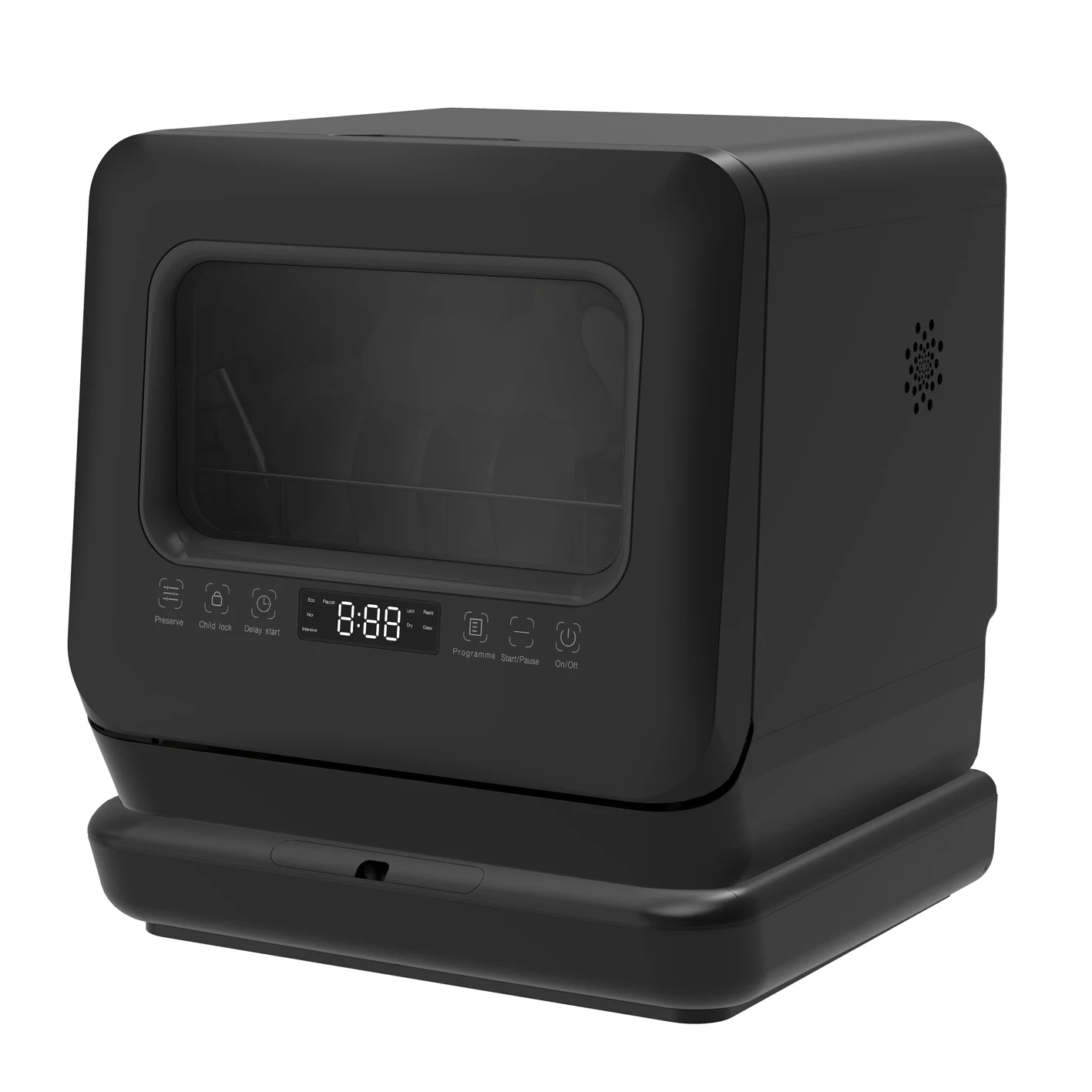 Dish Washing Mini Counter Top  Full-automatic Dish Washer Multifunctional  Portable New Designs with PTC Heater