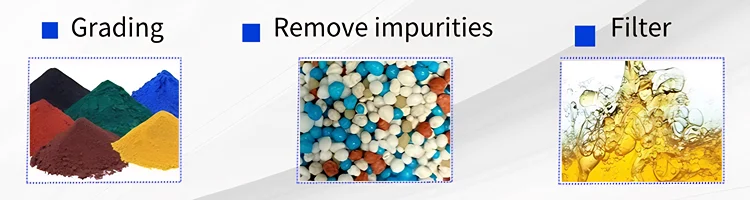 Stainless Steel Grain Grading Linear Vibrating Screen  for Food Processing