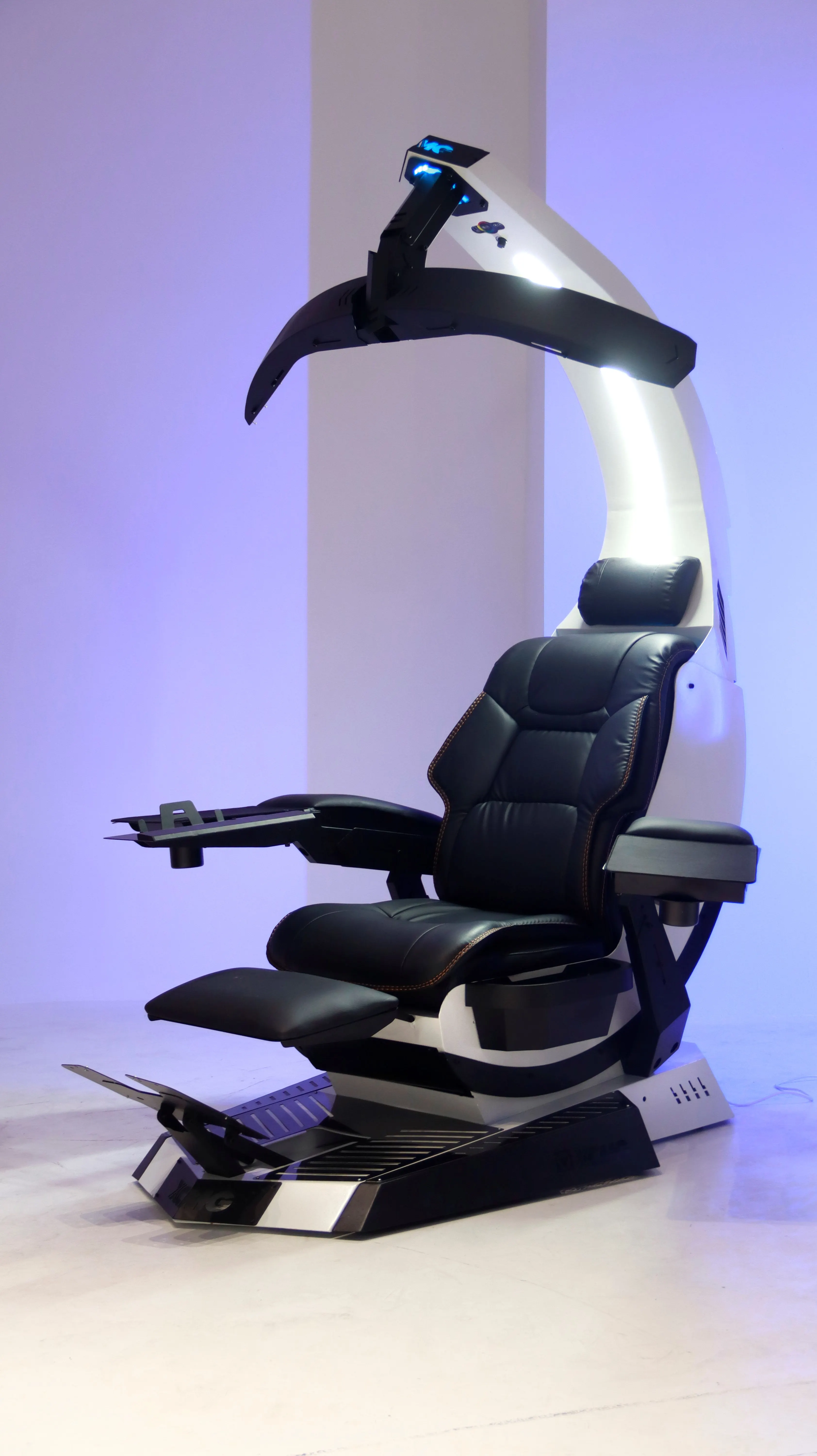 Chair Workstation Cluvens Pc Futuristic Reclining Work Station
