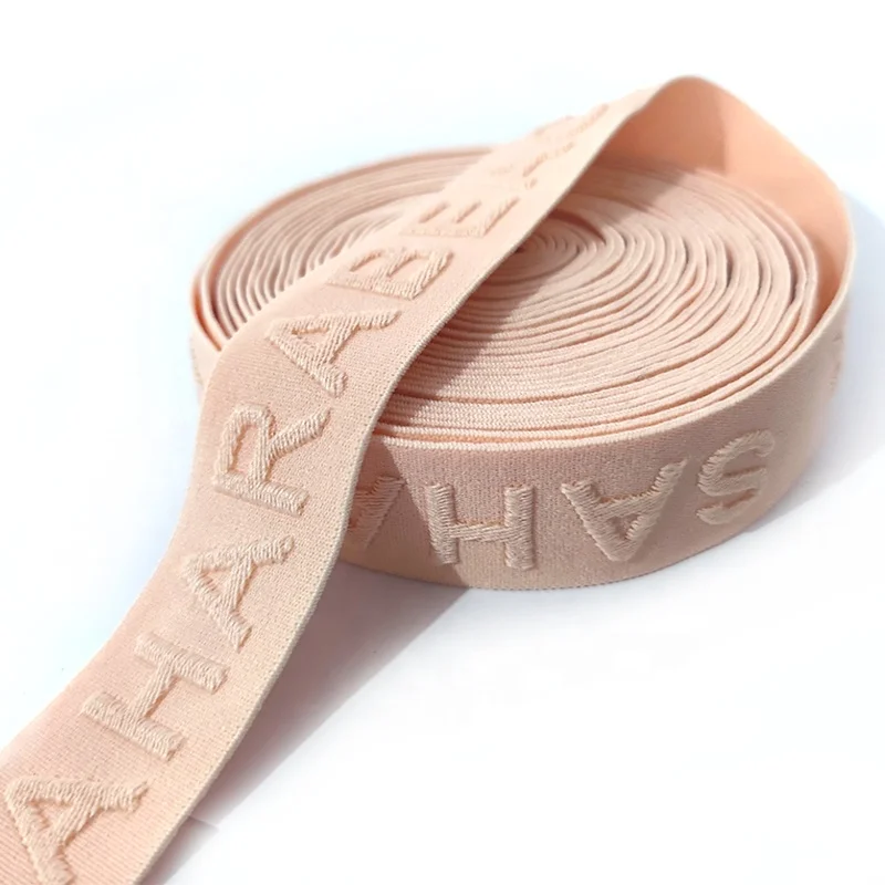 Y Type Open Side Nylon Custom Jacquard  Underwear Elastic Band Waistband for Woman