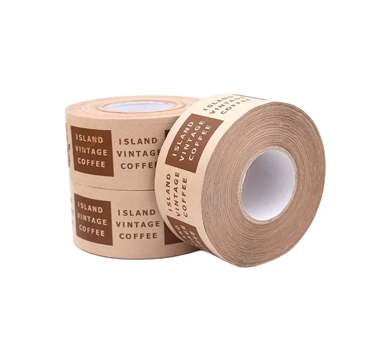 Custom Packing Tape - Water-Activated Shipping Tape