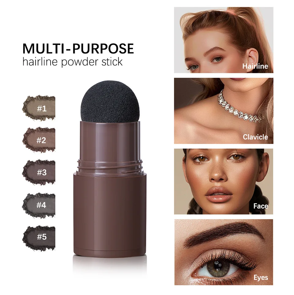 LAKERAIN Hair Line Shadow Concealer Waterproof Hairline Filling Powder Stick