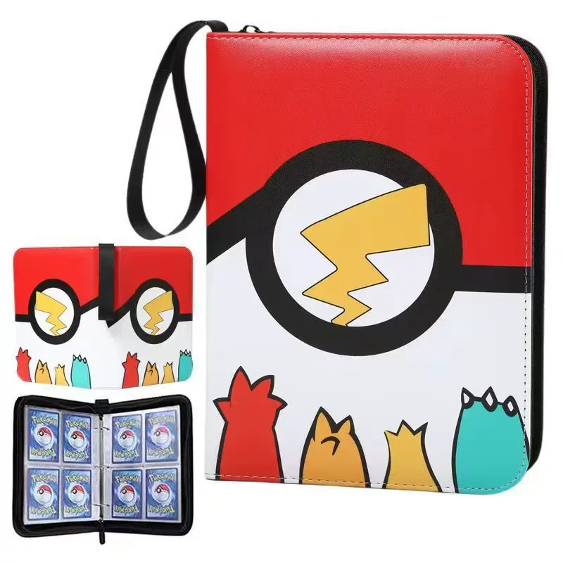 large pokemon card holder Amazon.com: Jumbo Card Binder for Pokemon Jumbo Cards, iofeiwak Oversized 2 Pockets Card Binder with 3 Rings - Holds 80 Cards with 40 Removable Sleeves