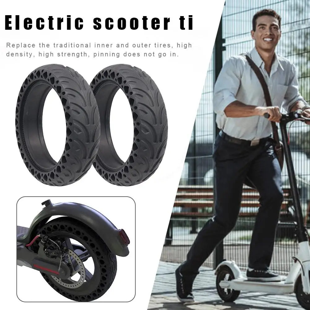 batch new image eu stock xiao mi pro m365 scooter tyre 85 inch solid tire honeycomb riding off road electric scooter tire-4