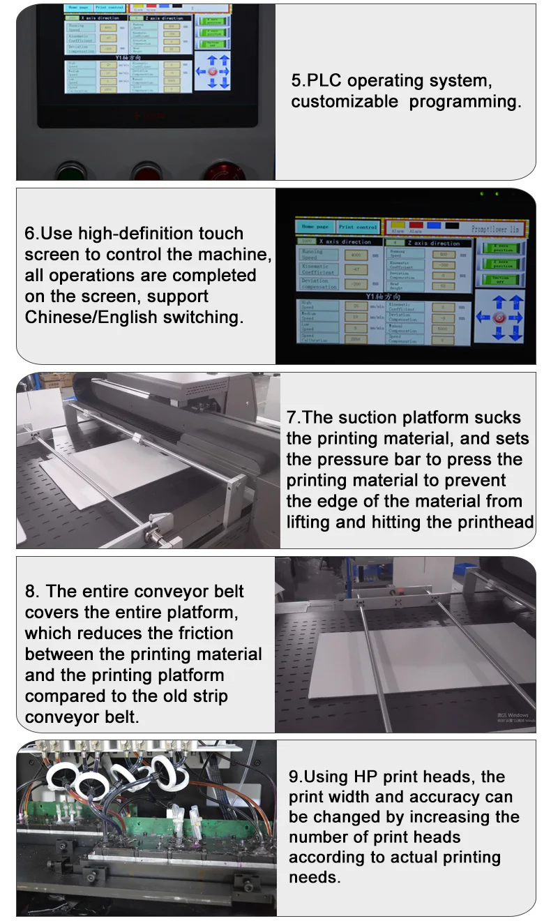 Sunthinks Multifunction Single Pass Digital Corrugated Box Inkjet Printing machine  