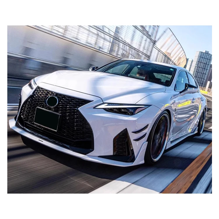 Lexus Is For Modified With True Carbon Fiber Front And Rear Lip Side Skirts Art Full