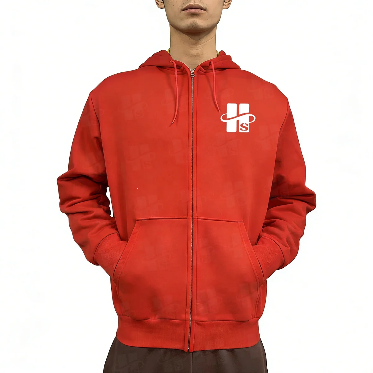 High Quality Streetwear Thick Heavy 450 Gsm Men’s Zip up Blank Hoodie Luxury Heavyweight Boxy Hoodie Men