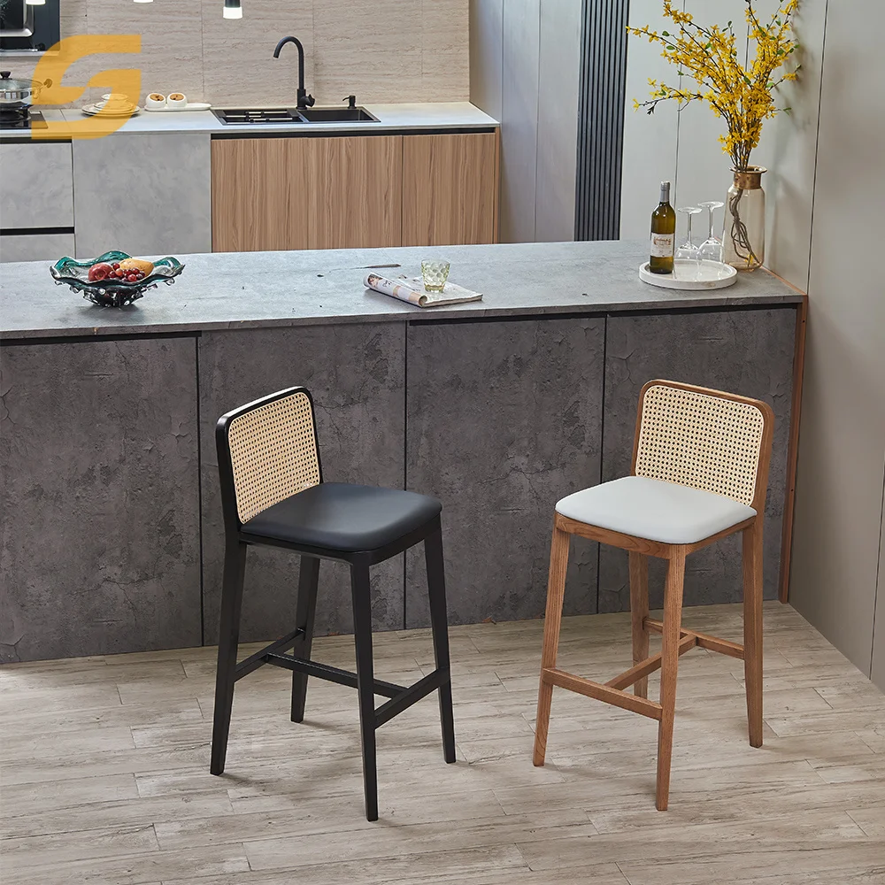 Sunlink Rattan Bar Stools Hotel Dining Are Wooden Nordic New Classic