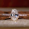 Oval Pave Ring