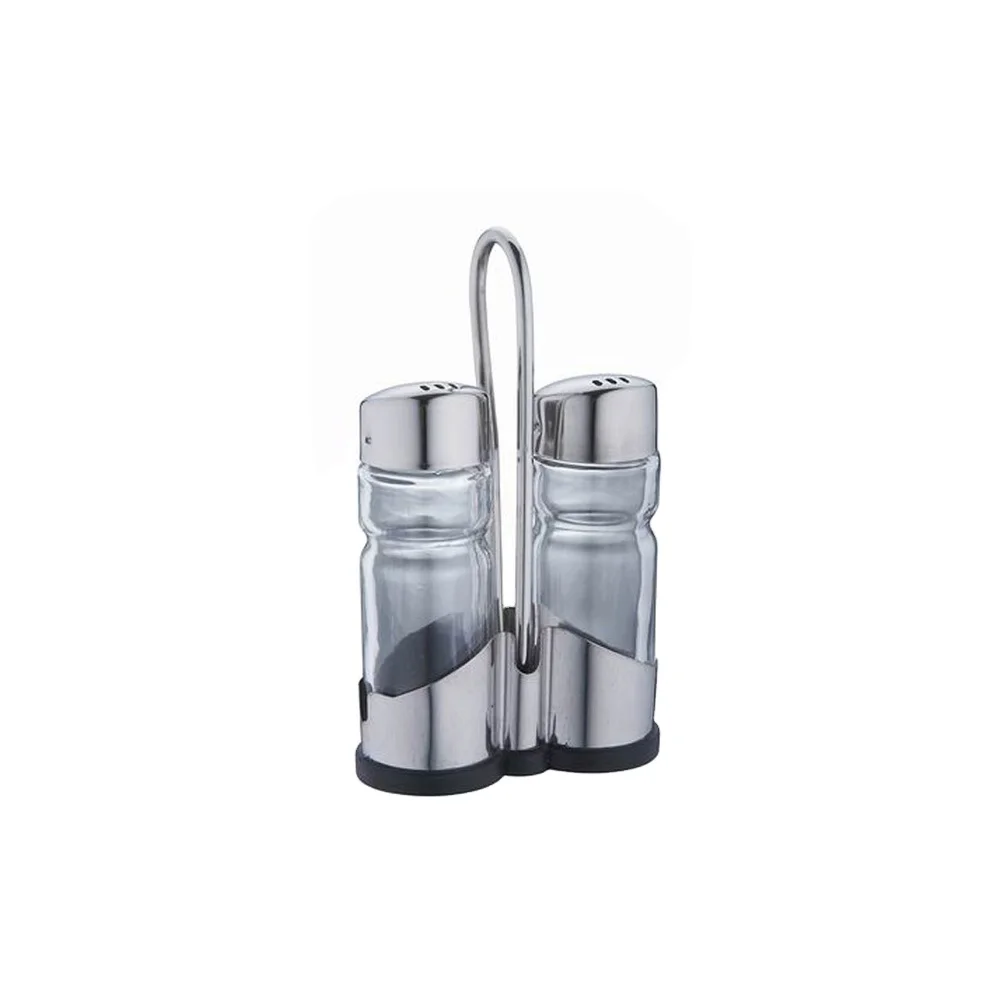 Современный Набор банок для приправ из нержавеющей стали и домашних животных с индивидуальным логотипом Cruet Солонка перечница кухонных инструментов специй