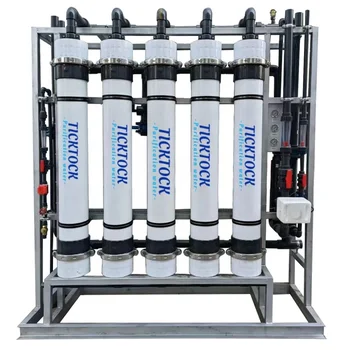 Guangzhou Water Purifier Automatic UF 10M3 Membrane Filter PVDF PVBF Filters with Cartridge Ro Water Treatment 2000l/h Meniral