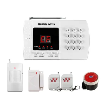 Commercial Home Security Alarm System Burglar Alarm Telephone Line Wireless Infrared Door Window Sensing Enhanced Protection