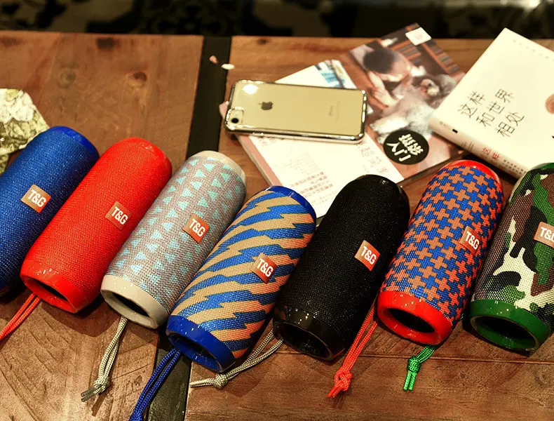 Portable Speaker TG117 Waterproof Blue tooth Speaker Outdoor Subwoofer Bass Wireless Speakers Loudspeaker FM TF - ANKUX Tech Co., Ltd