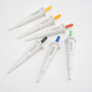 Mini Micro Pipette for Lab Use Manual Adjustable 25ul-100ul Fixed Volume Pipette Plastic MicroPipette with Pipette Tip