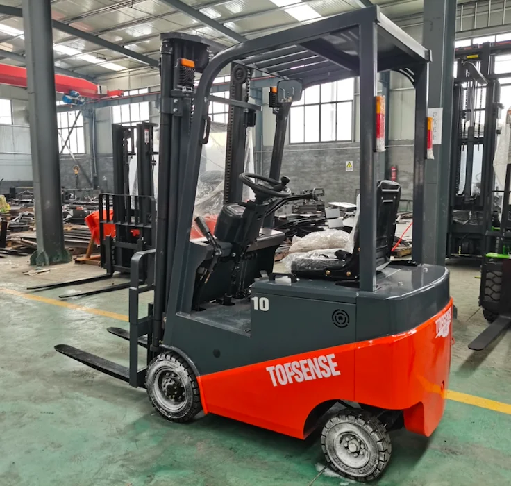 Warehouse Handling Machine Mini Electric Forklift Truck 800KG 48V Battery Fork Lift for Sale
