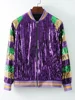 Purple/green/gold