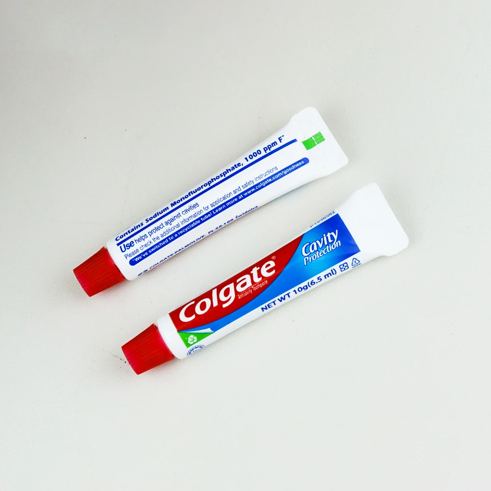 Wholesale Best Selling 5 Stra Disposable 10g Hotel Toiletries Luxury  Toothpaste   for Travel Hotel Airline trip