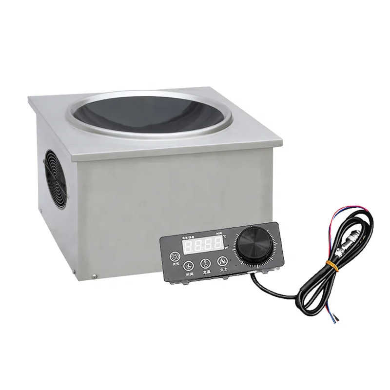 Built In Concave Under Counter 5000w Ceramic Induction Cooktops Hob