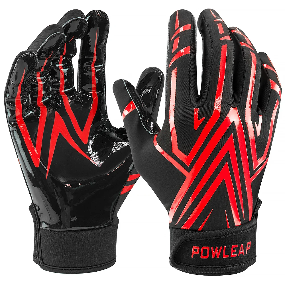 Custom Design Patterns Football Receiver Gloves Enhanced Performance Super Grip Goalkeeper Gloves OEM OEM Available