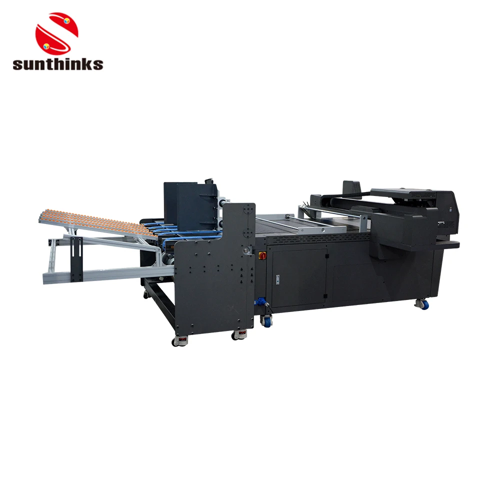 Многофункциональная однопроходная машина Sunthinks для печати на бумажных стаканчиках для упаковки собачьего корма, упаковочная коробка для фаст-фуда, принтер