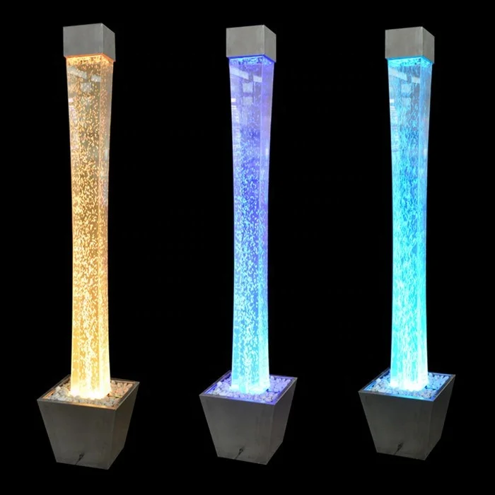 Новый дизайн декоративная светодиодная подсветка для ресторана отеля воздушная пузырьковая стойка Свадебный