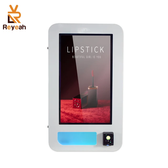 Reyeah Touch Screen Smart Cosmetic Small Wall Mounted Vending Machine For Sale