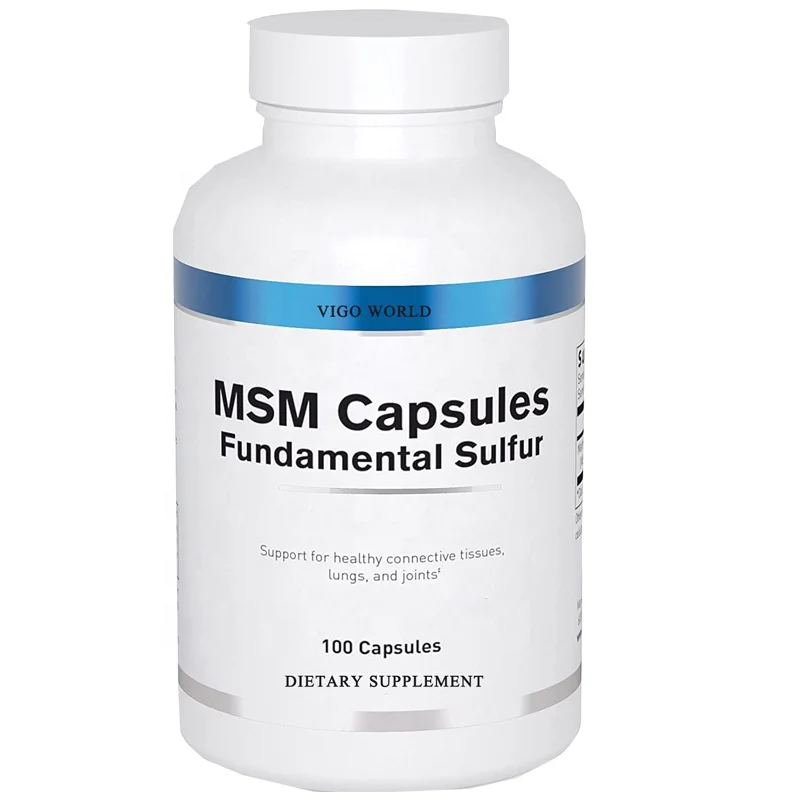 Msm Capsules 1000mg Methylsulfonylmethane Capsules Help Support Joints ...