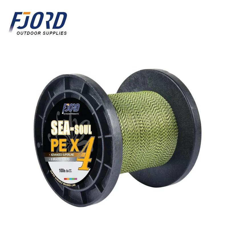 FJORD 300m 4X 8X 9X Multifilament Braided PE Fishing Line Strong Power for Deep-Sea River Lake Stream Fishing