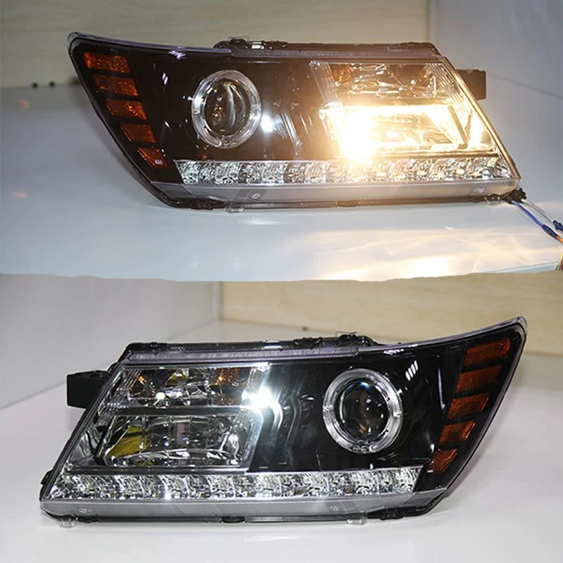 For Dodge Journey Fiat Freemont LED Headlight Front Lamp With Bi