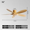 52inch-  natural wood color
