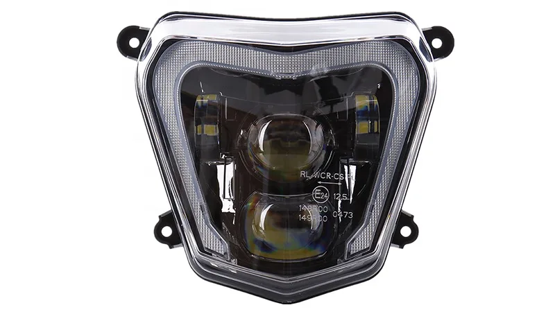 E-mark Motorcycle Led Headlight for 2012-2019 KTM Duke 690 Dirt - Main Image