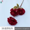3-headed wealth peony rs red
