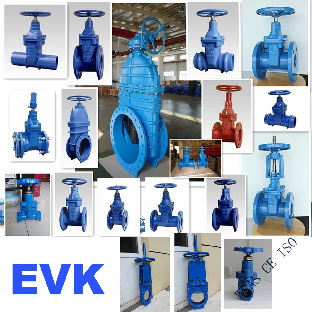 Din3352 Dn60 Pn16 Ductile Cast Iron F4 Nrs Metal Seated Gate Valve With ...