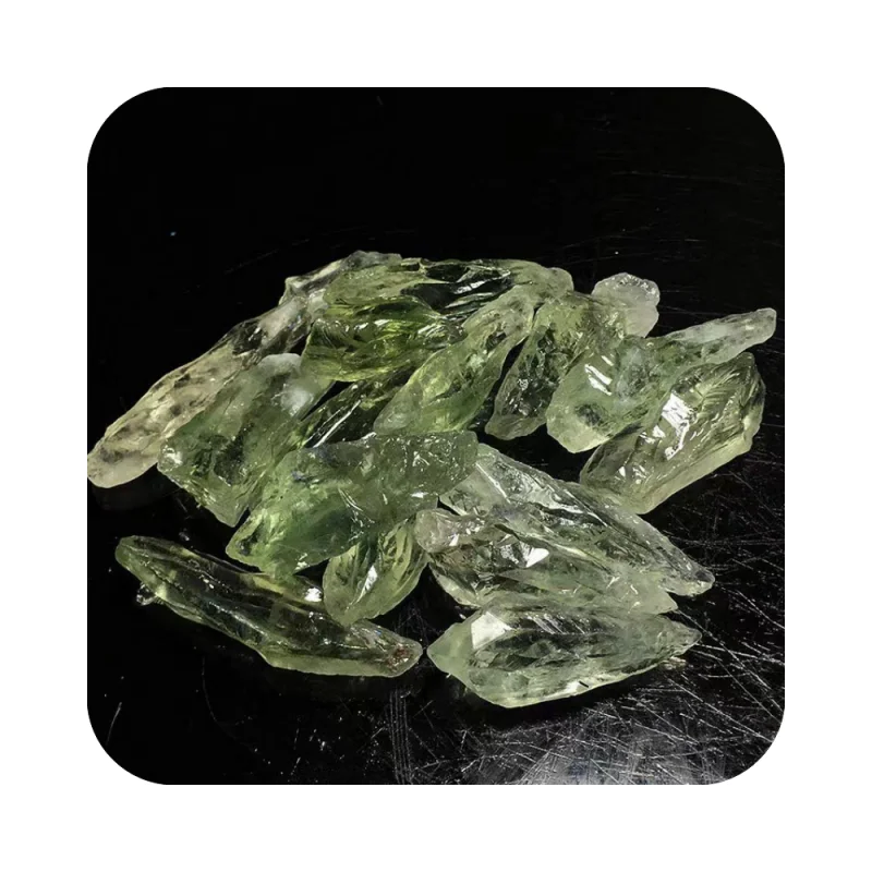 Wholesale High Quality Prasiolite Green Quartz Raw Stone Healing