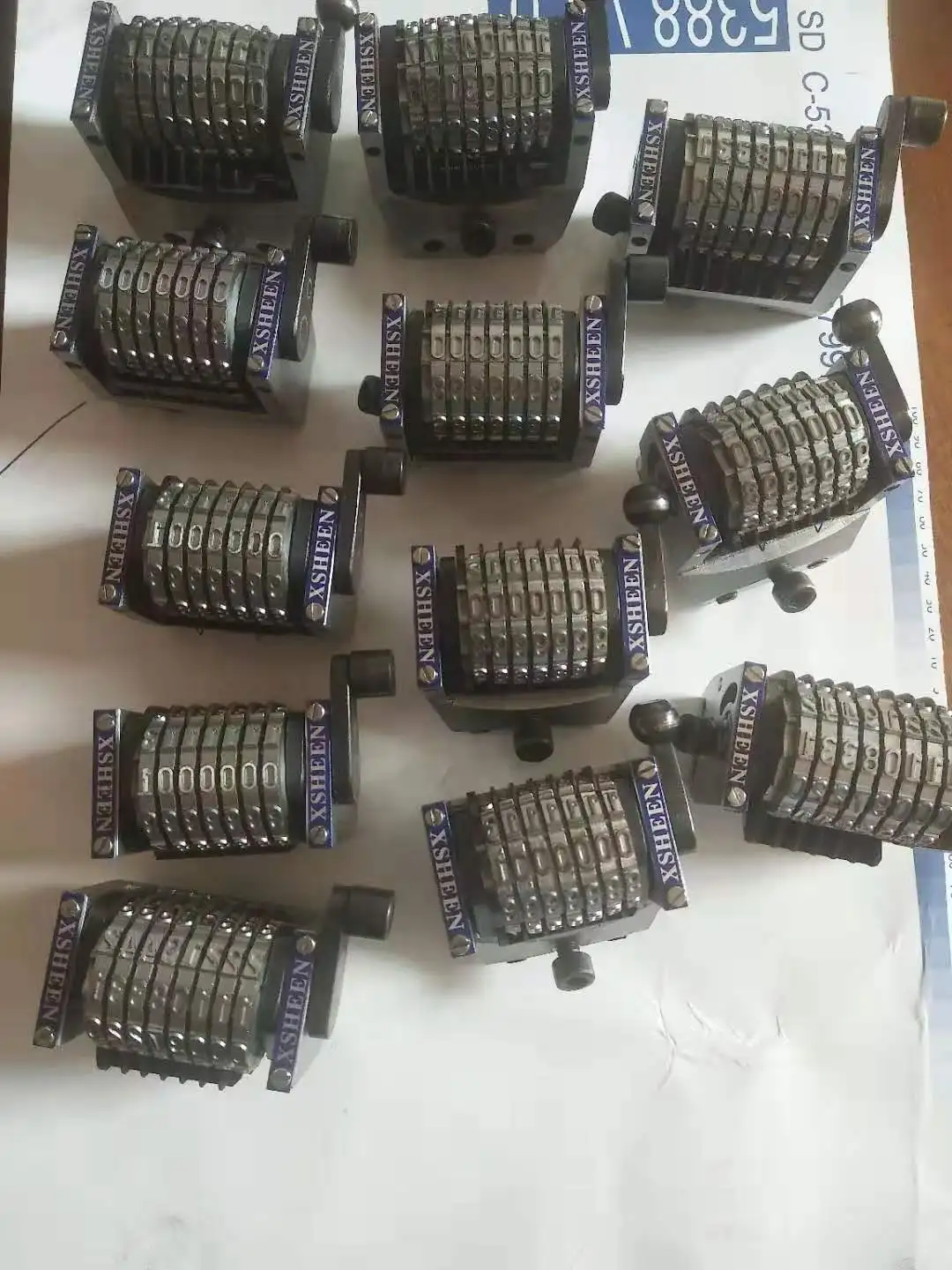 3703 Numbering Head, Numerator Print Serial Number