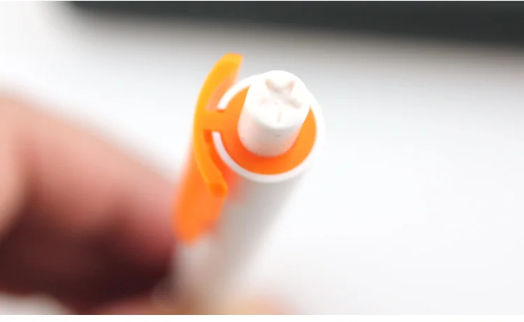 Retractable Rainbow Gel Pen 0.5mm Black Ink With Custom Logo_voghion.com