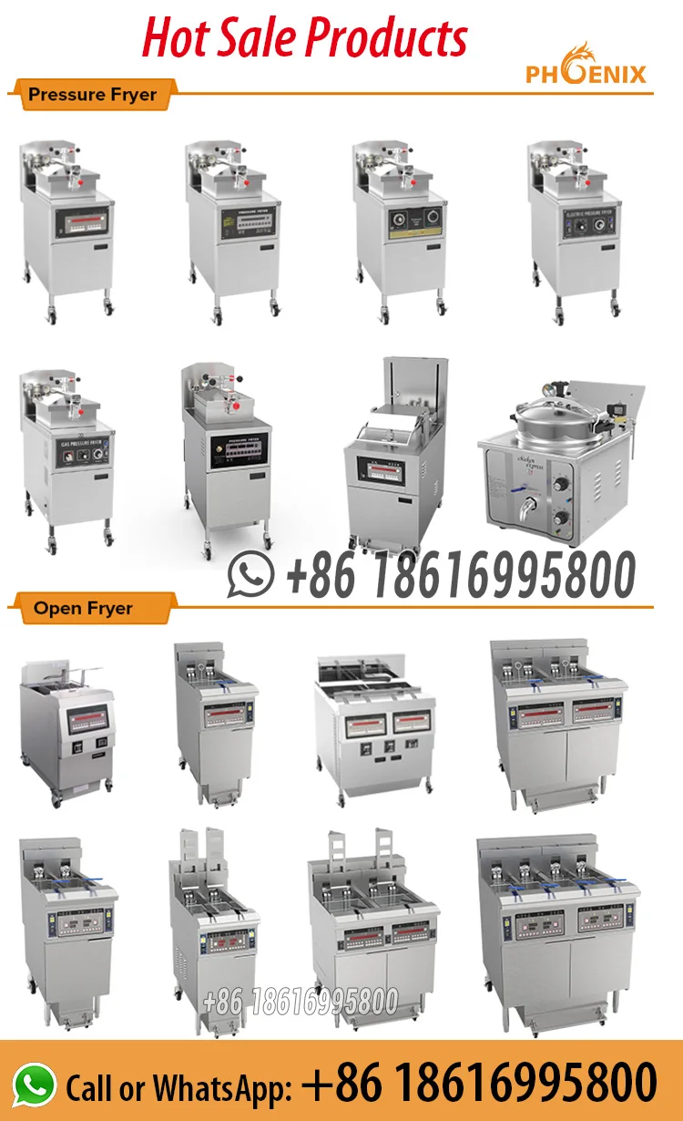 PreAsion 16L Commercial Electric High Pressure Chicken Fryer Machine 